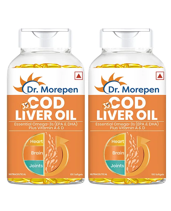 Dr. Morepen Cod Liver Oil Softgels 