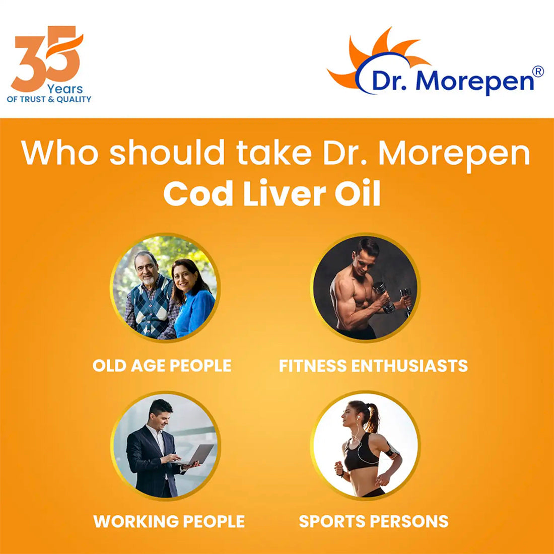 Dr. Morepen Cod Liver Oil Softgels - Grab2buy