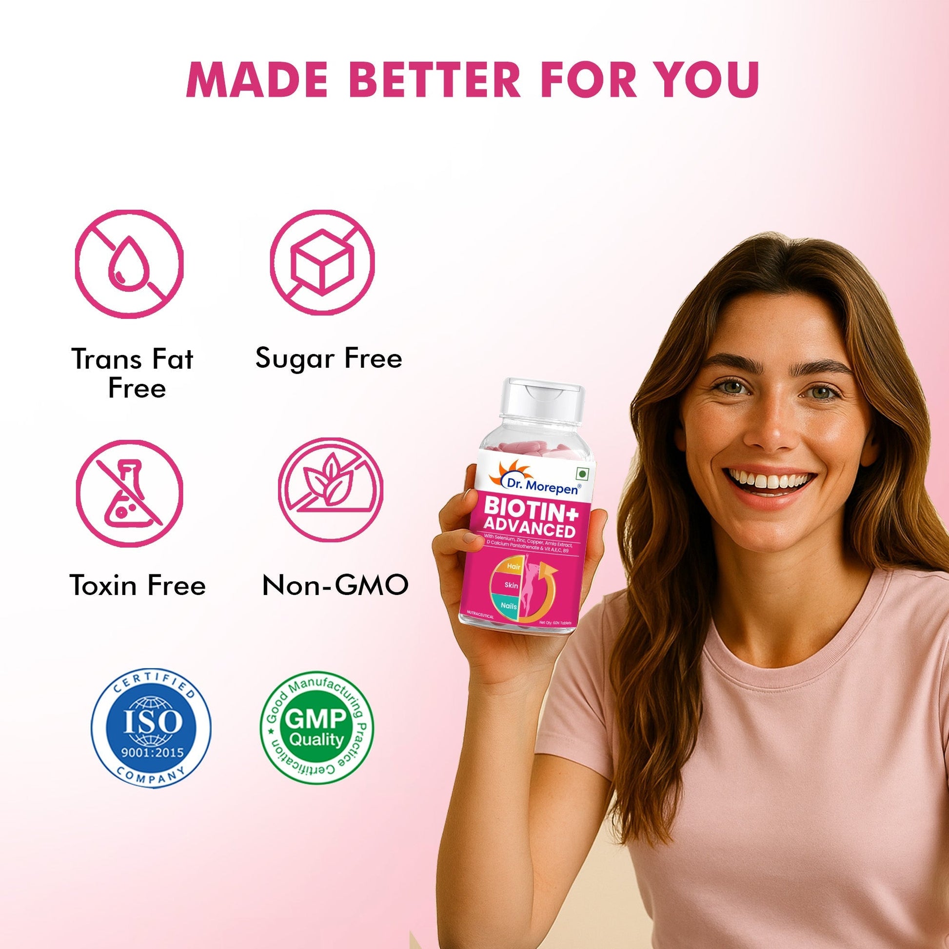 Dr. Morepen Biotin Plus Tablets 
