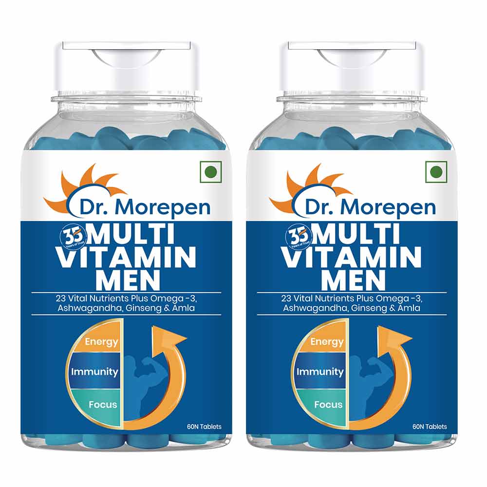 Dr. Morepen Multivitamins For Men With Omega 3 & Herbs 