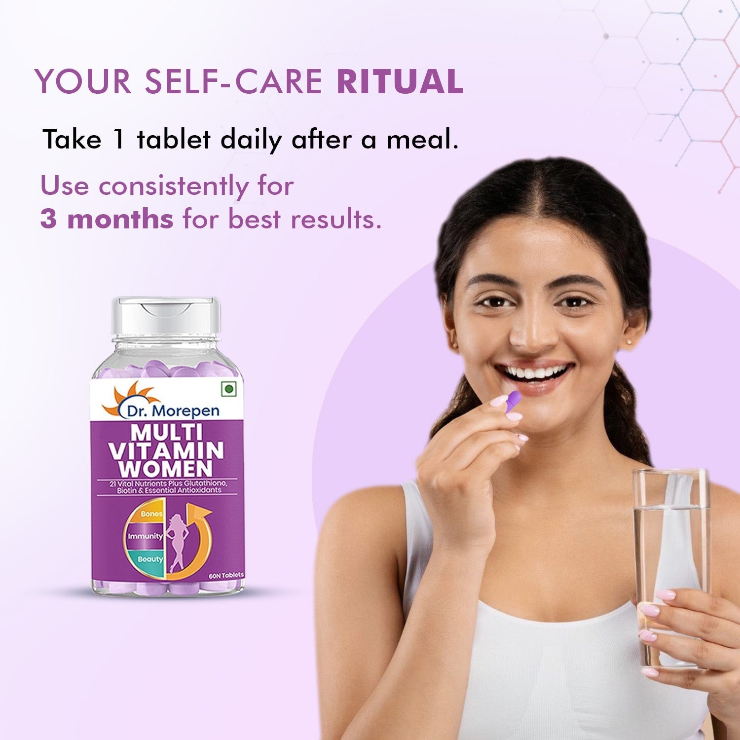 Dr. Morepen Multi-Vitamin Tablets For Women 