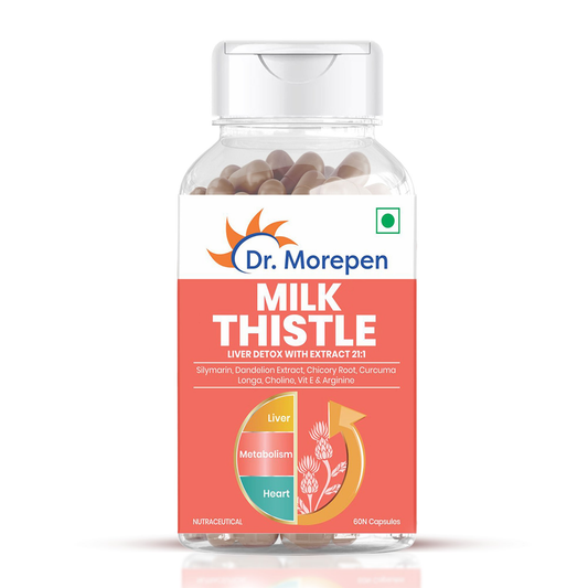 Dr. Morepen Milk Thistle+ Capsules For Liver Health 