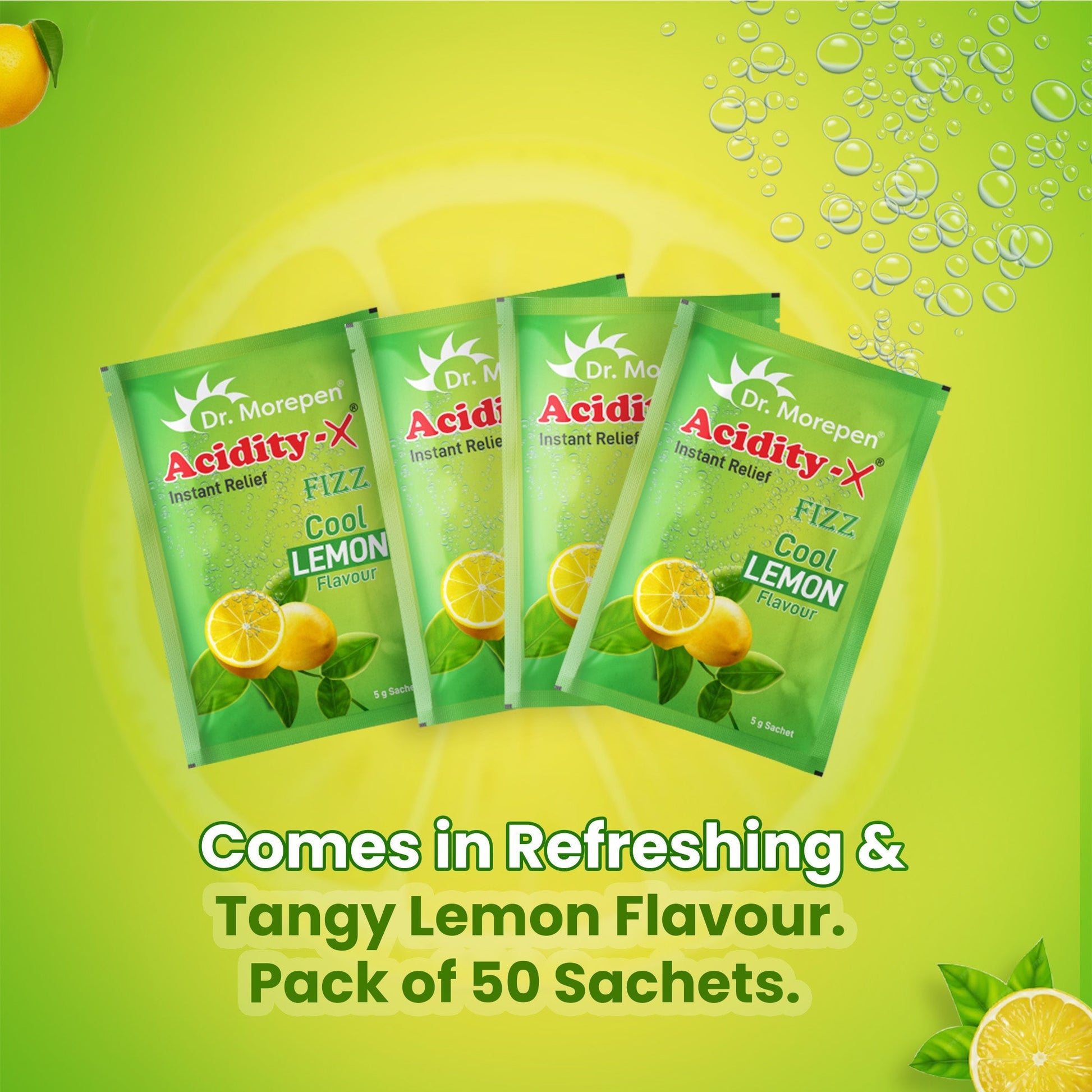 Dr. Morepen Acidity-X Fizz Sachets 