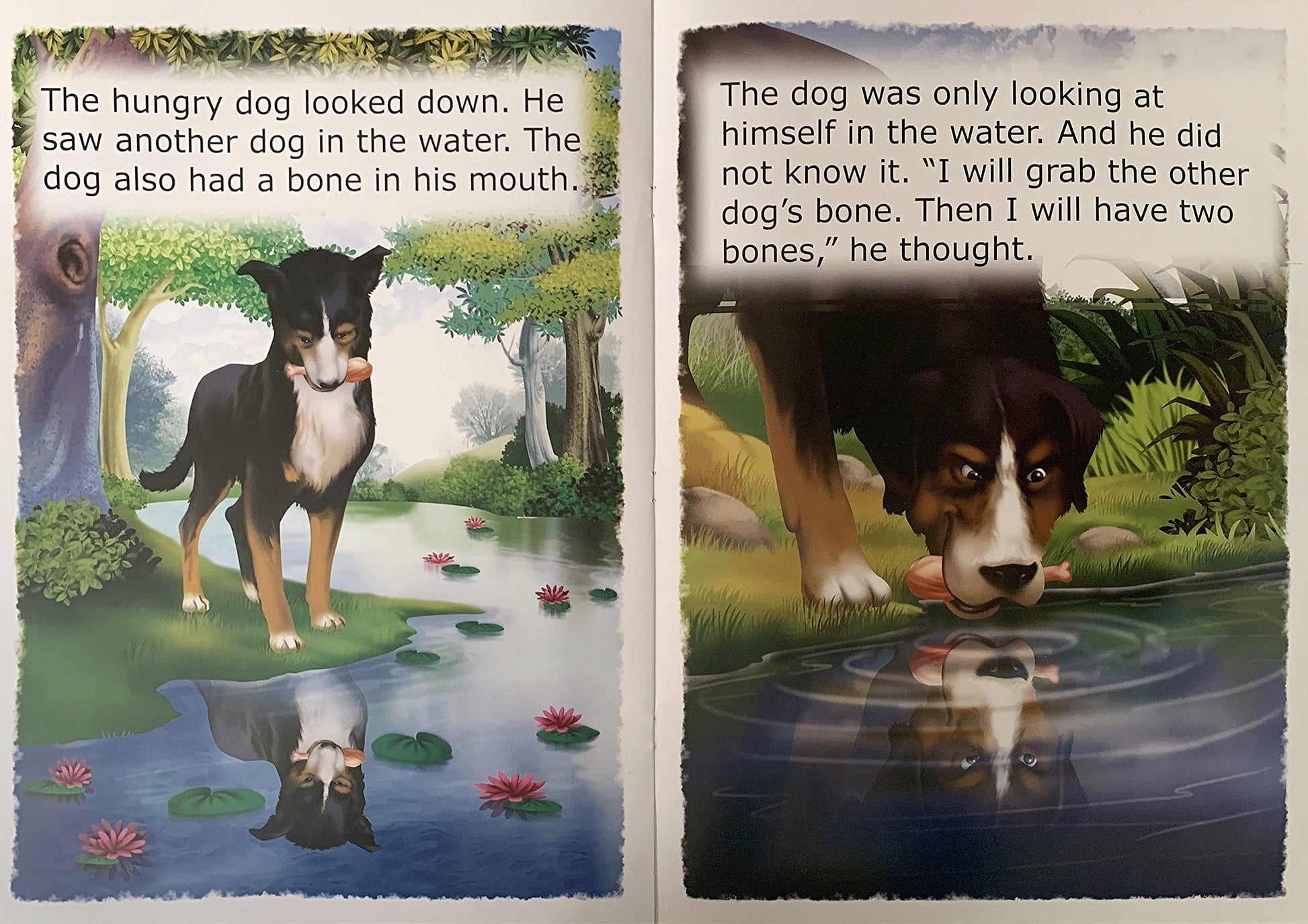 Value Stories.-The Greedy Dog.  Grab2Buy Scholars Hub Grab2Buy