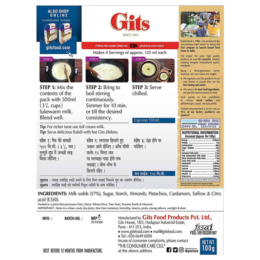 Gits Instant Rabdi Mix