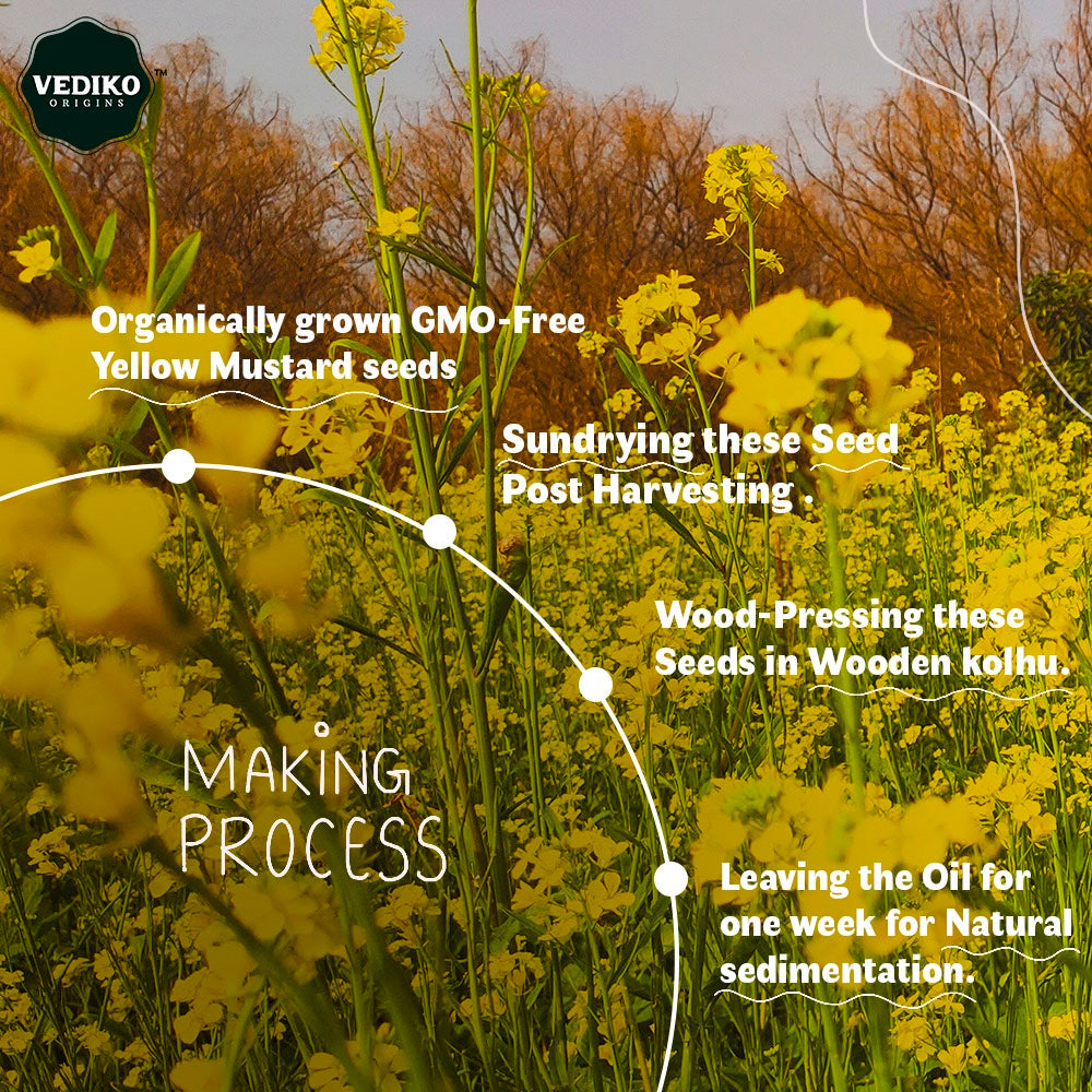 Vediko Origins Yellow Mustard Oil  Grab2Buy Vediko Origins Grab2Buy