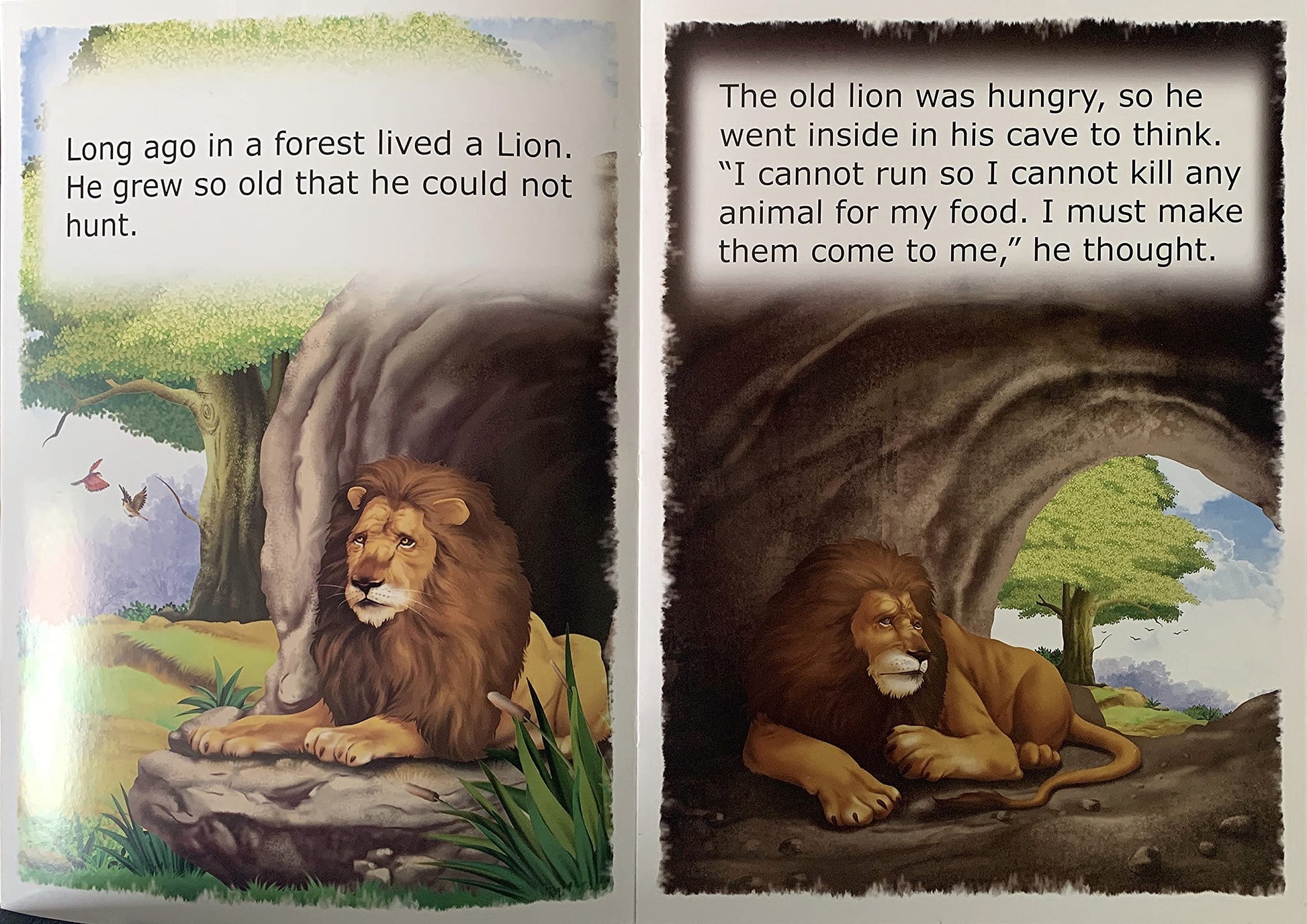 Value Stories.-The Sick Lion.  Grab2Buy Scholars Hub Grab2Buy
