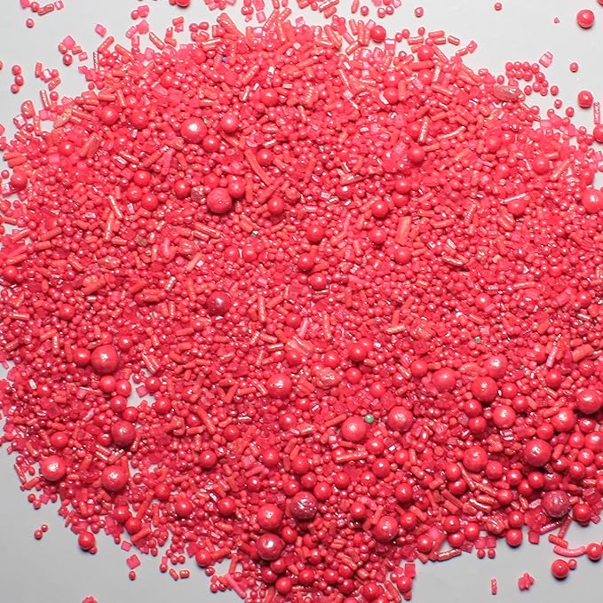 Confect Crimson Pink | Sprinkles Bottle for Decoration Bottle