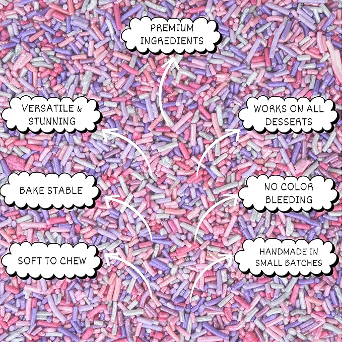 Confect Rainbow Sprinkles for Decoration 09