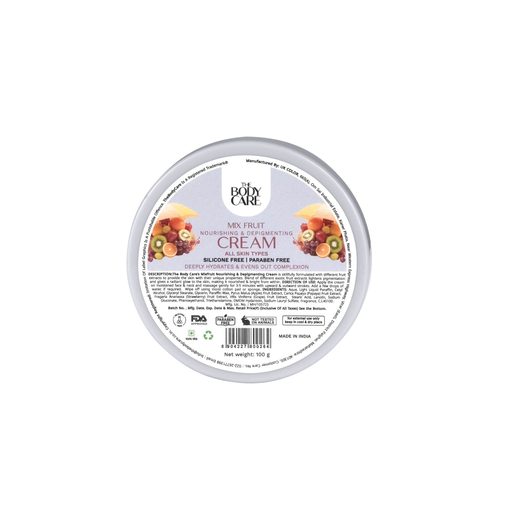 The Body Care Mixfruit Nourishing & Depigmenting Cream  Grab2Buy The Body Care Grab2Buy