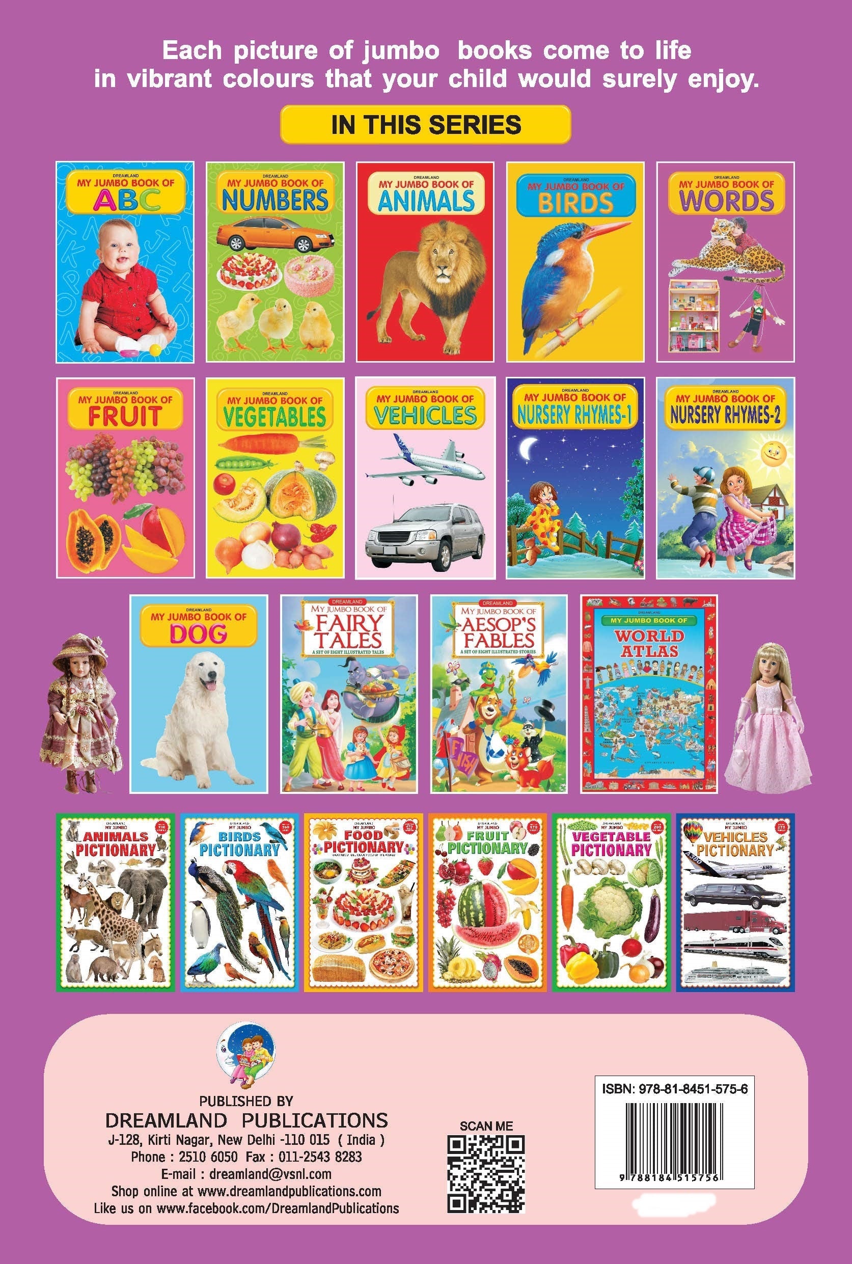 Dreamland My Jumbo Book - WORDS