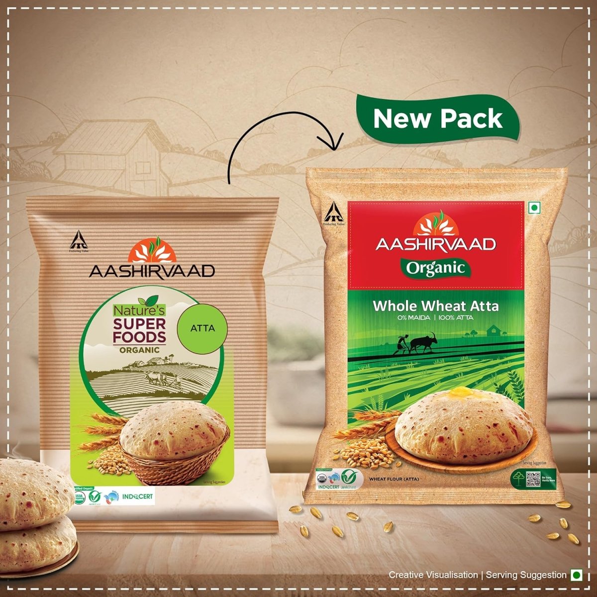 Aashirvaad Nature's Super Foods Organic Atta 