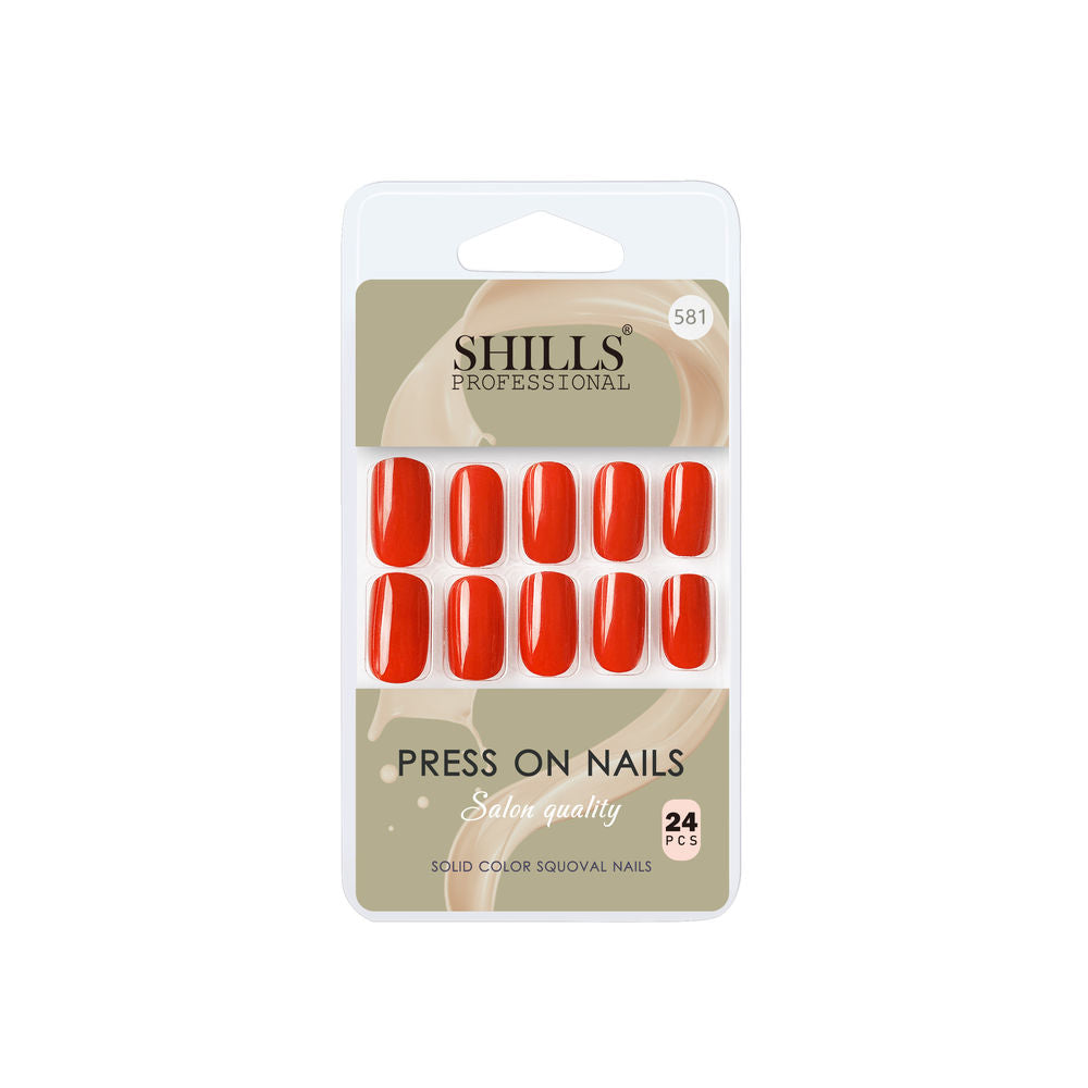Shills Professional Reusable Press On Nails Square - SPN581