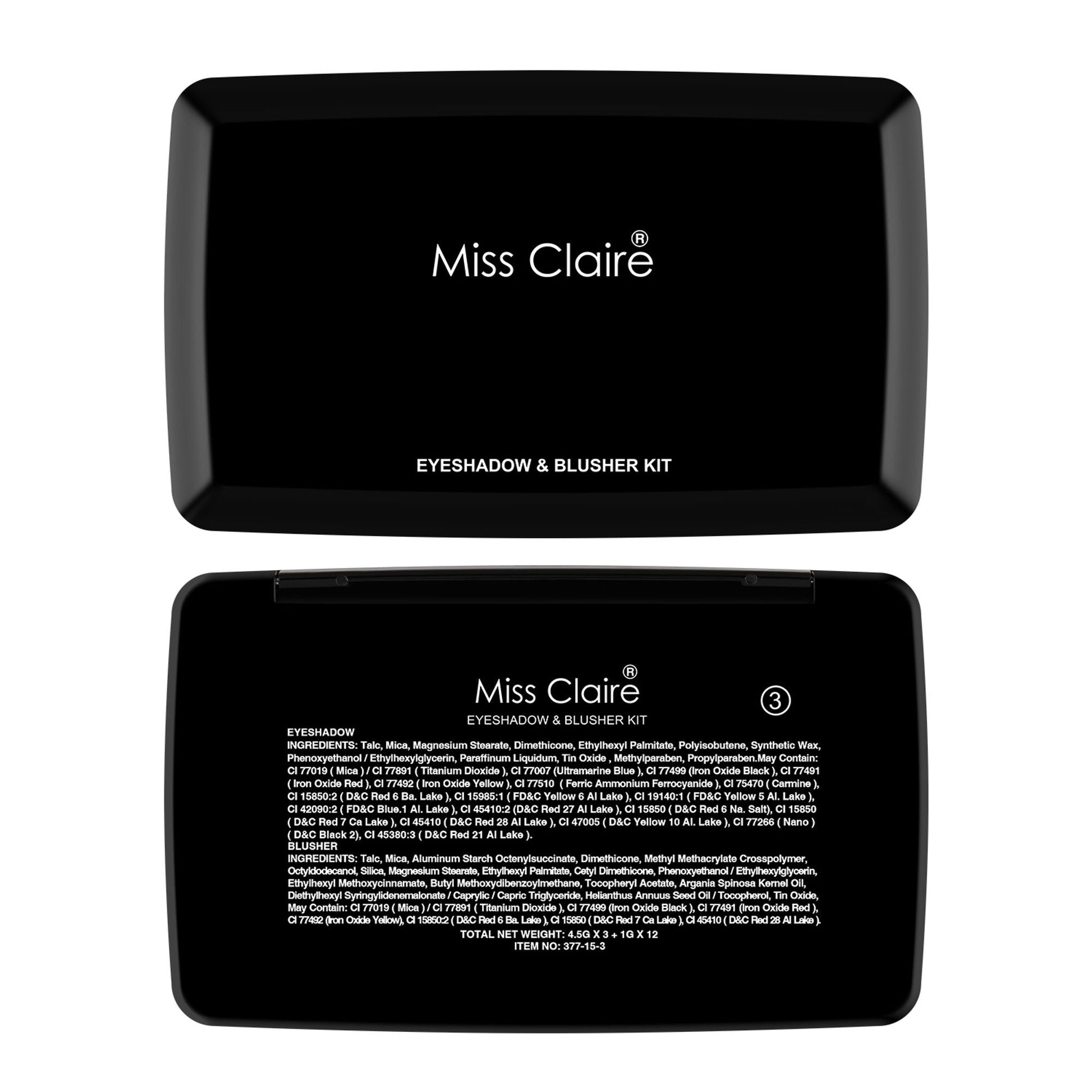 Miss Claire Eyeshadow & Blusher Kit - 377-15-3