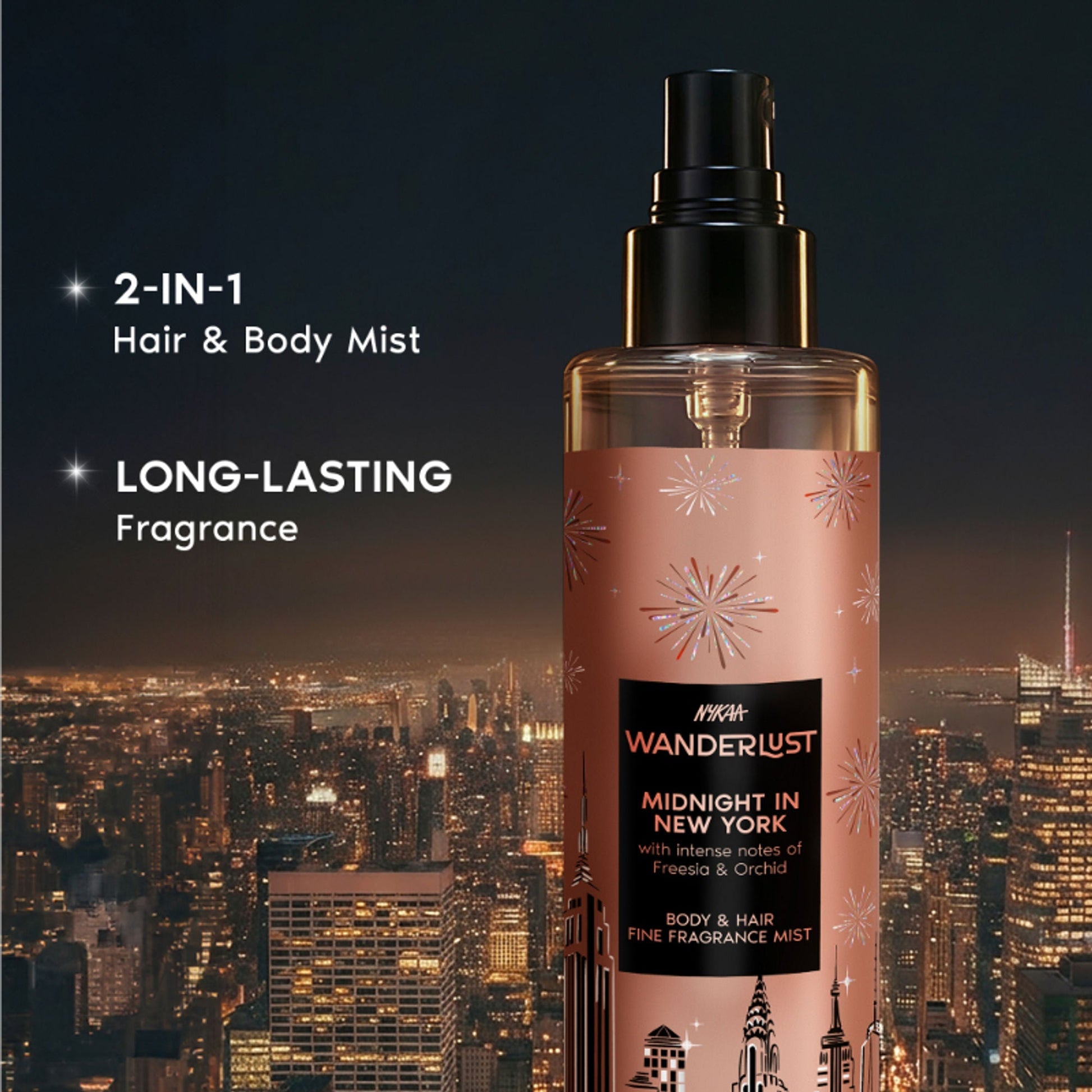 Wanderlust Fragrance Mist For Her - Midnight In New York  Grab2Buy Wanderlust Grab2Buy
