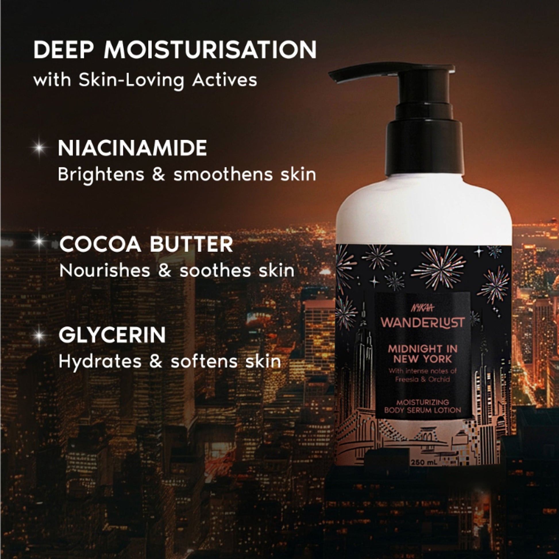 Wanderlust Moisturizing Body Lotion - Midnight In New York  Grab2Buy Wanderlust Grab2Buy