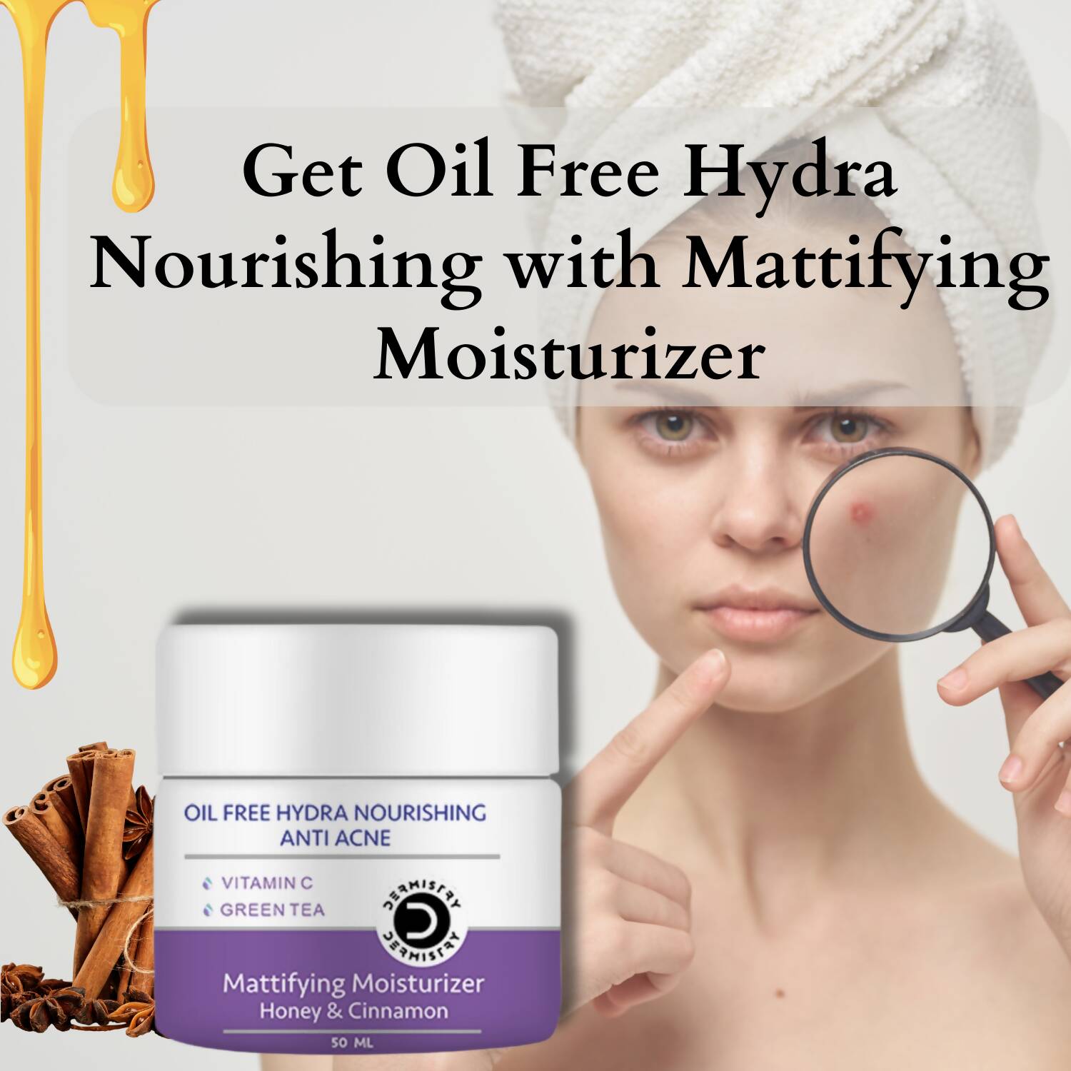 Dermistry Mattifying Moisturizer & Anti Acne Foaming Face Wash 