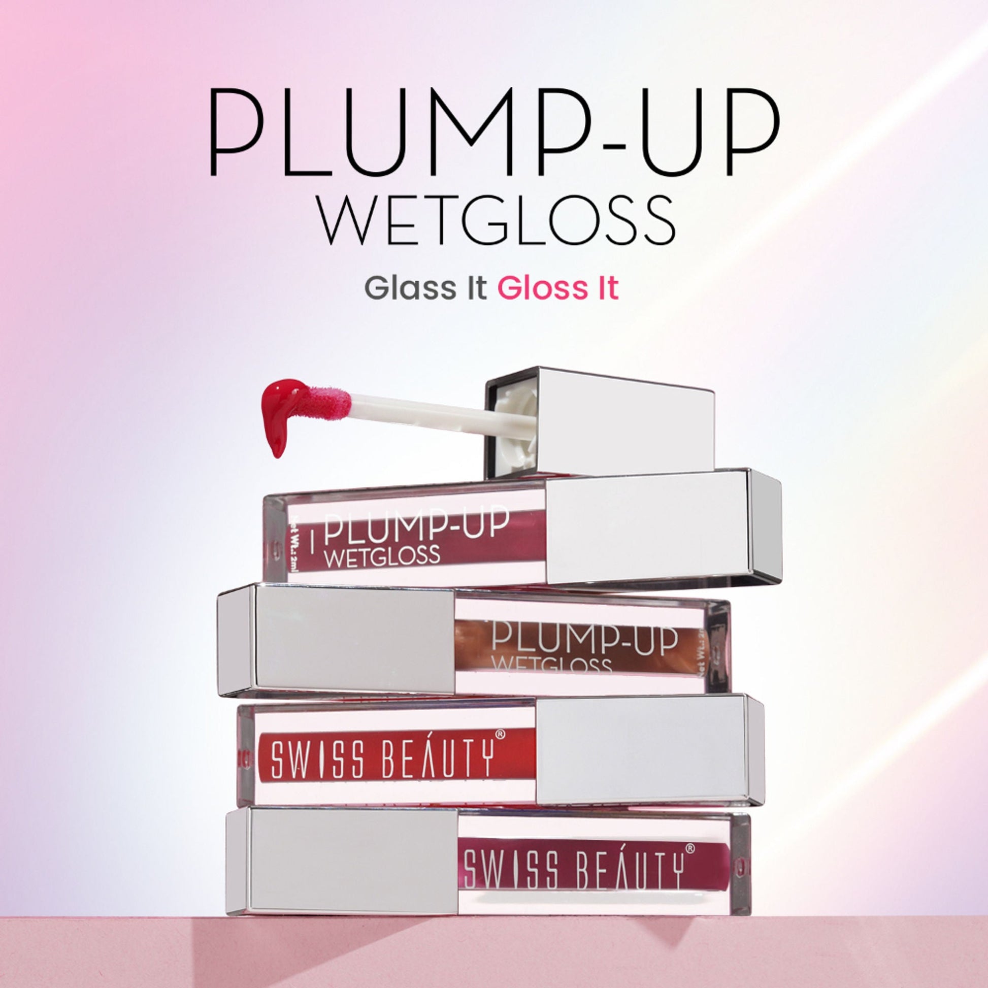 Swiss Beauty Plump Up Wet Lip Gloss For Glossy And Fuller Lips - 2 Caramel Crush
