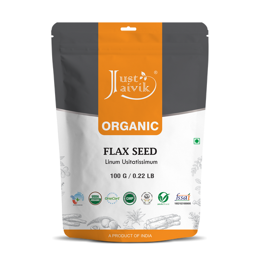 Just Jaivik Organic Flax Seeds - Grab2buy
