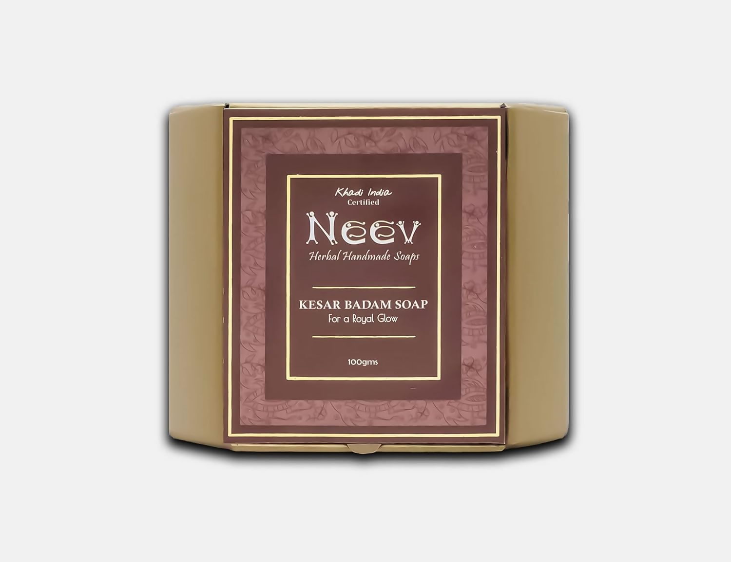 Neev Herbal Handmade Soap Kesar Badam Soap For A Royal Glow