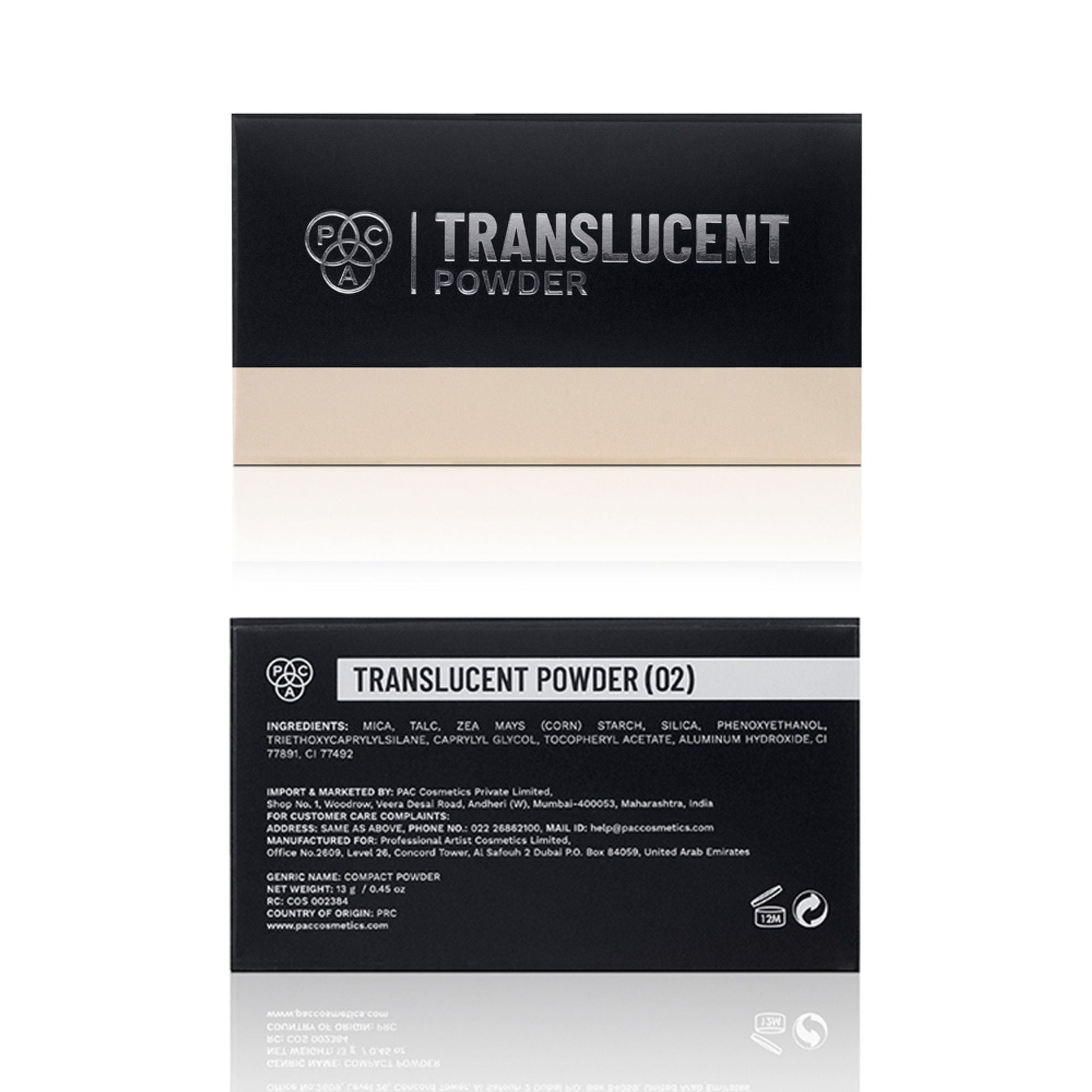 PAC Studio Translucent Powder - 02