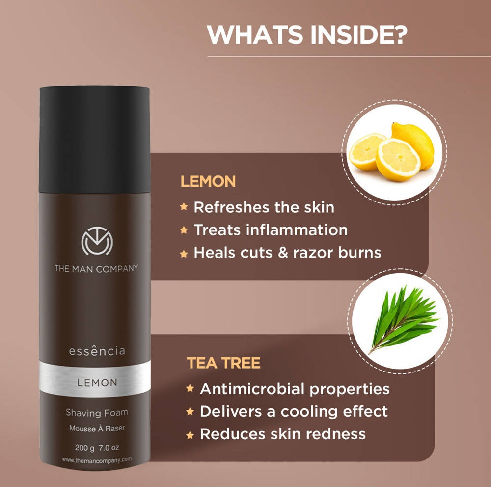The Man Company Shaving Foam Lemon  Grab2Buy The Man Company Grab2Buy