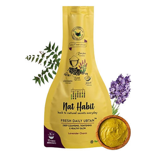 Nat Habit Lavender Charm Fresh Daily Ubtan 