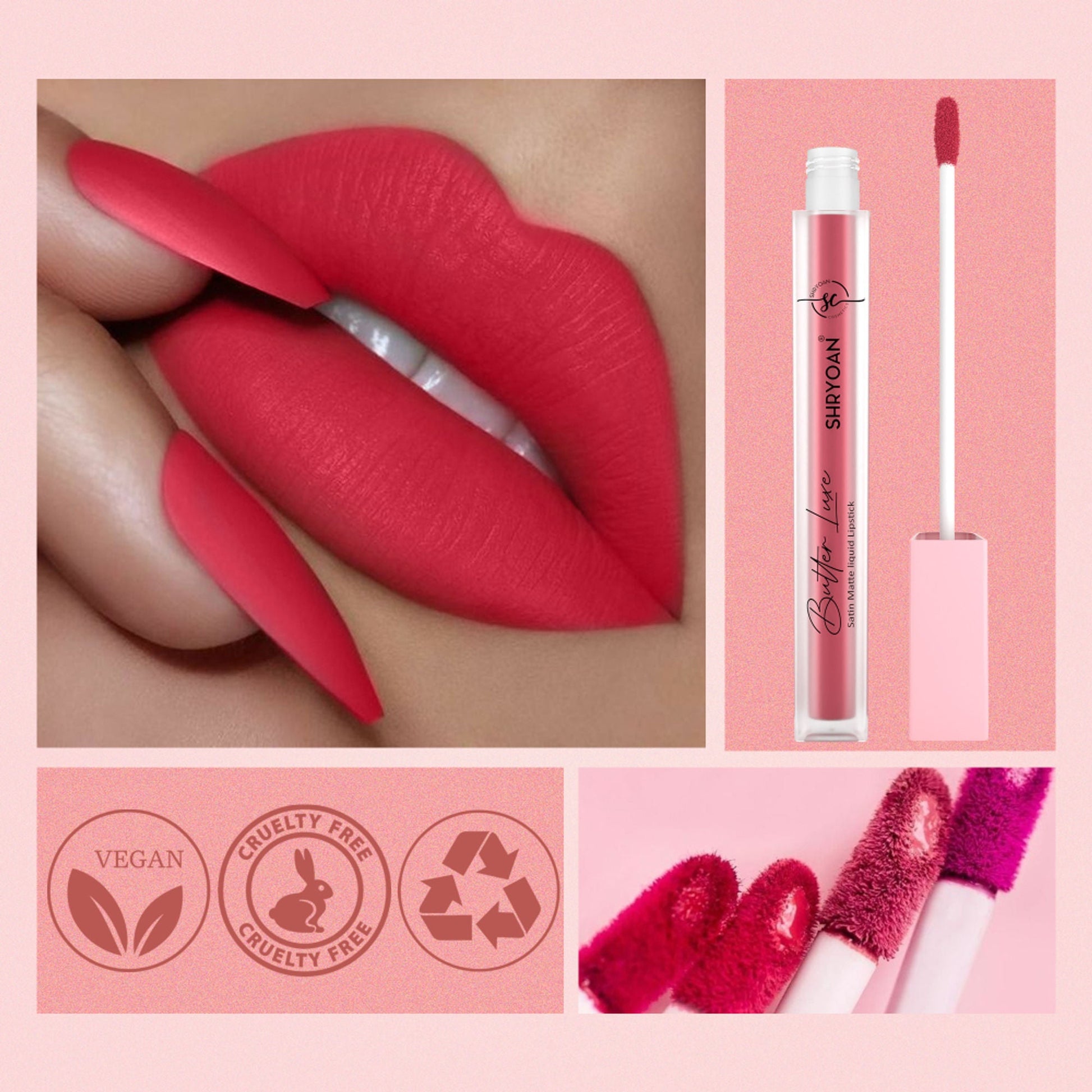 Shryoan Butter Luxe Satin Matte Liquid Lipstick - Brownie Points 15