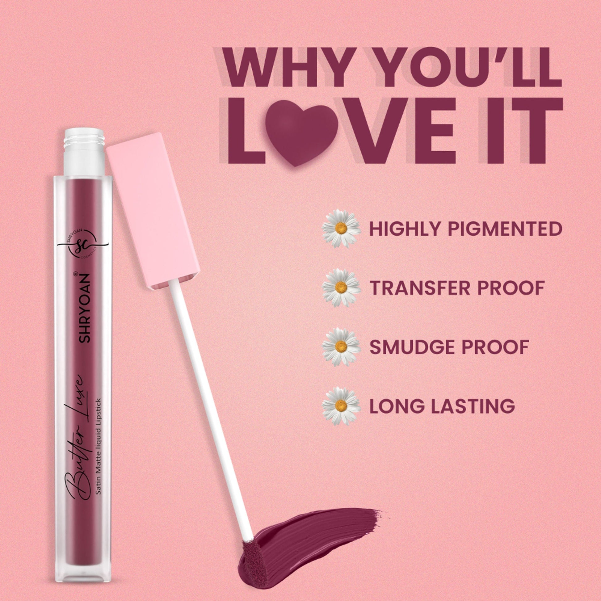 Shryoan Butter Luxe Satin Matte Liquid Lipstick - Go Grape 17