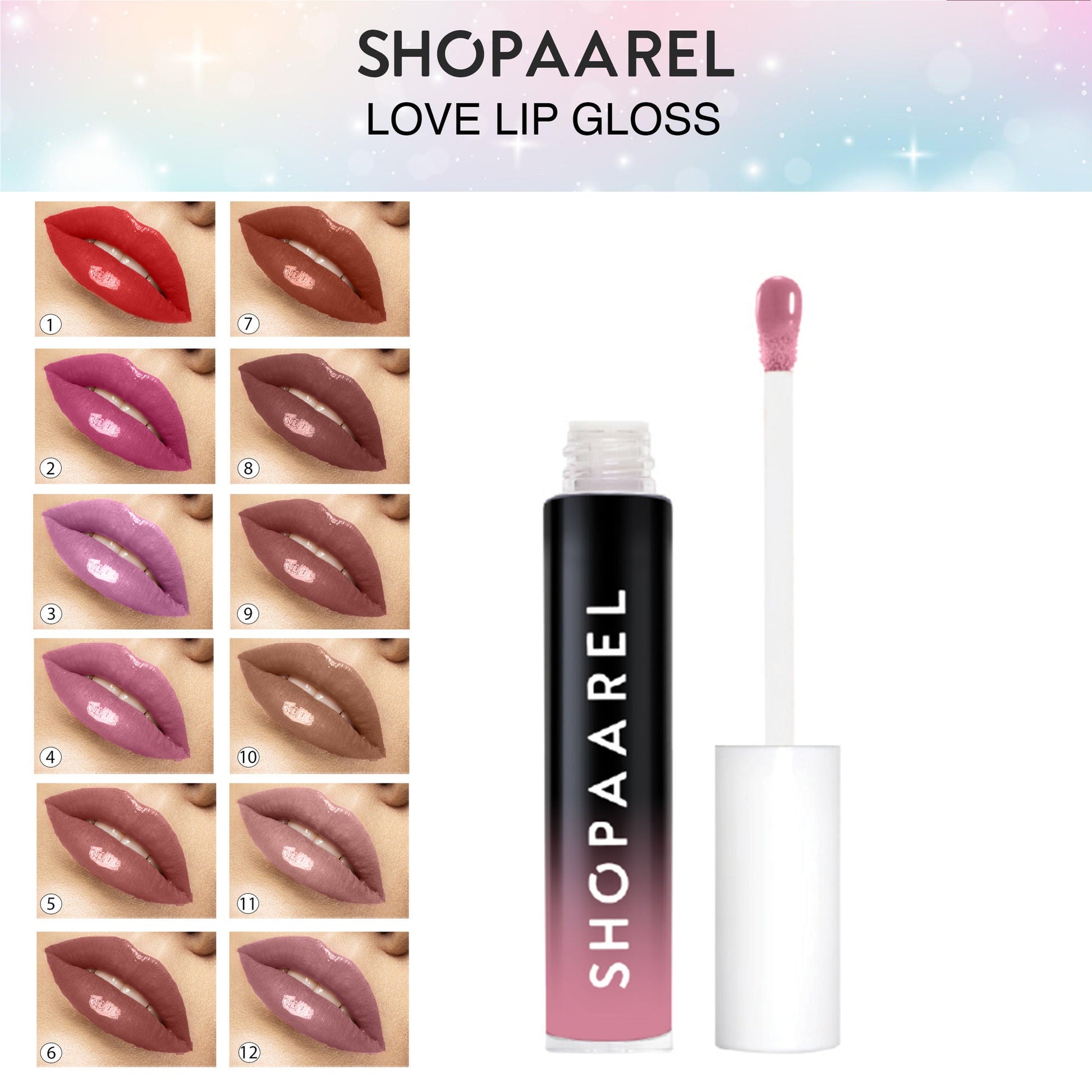 Shopaarel Gloss Love Lip Gloss - SPL04