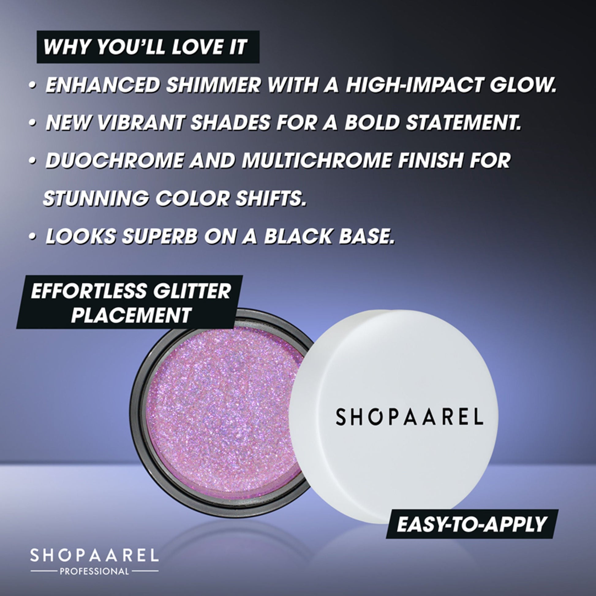 Shopaarel Photoready Eye Glitter (New Edition) - Peacock