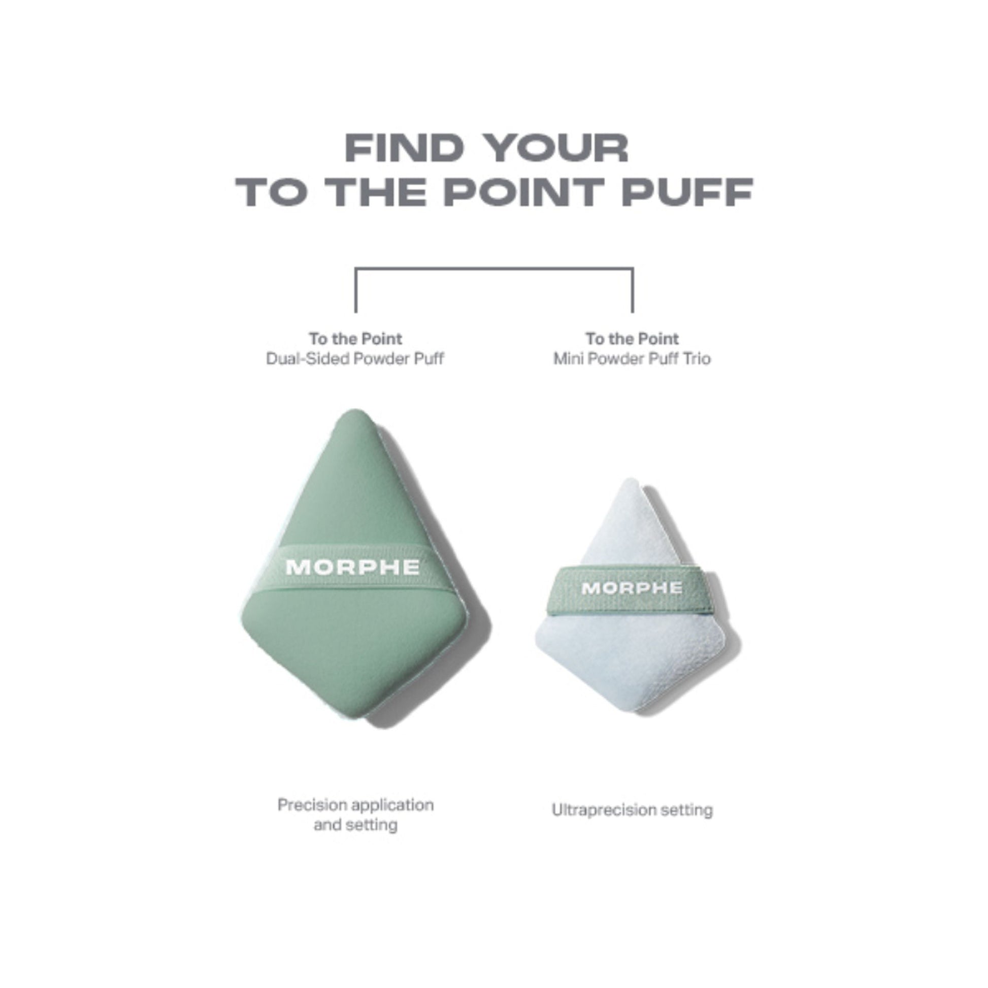 MORPHE To The Point Mini Powder Puff Trio