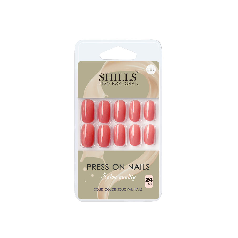 Shills Professional Reusable Press On Nails Square - SPN587