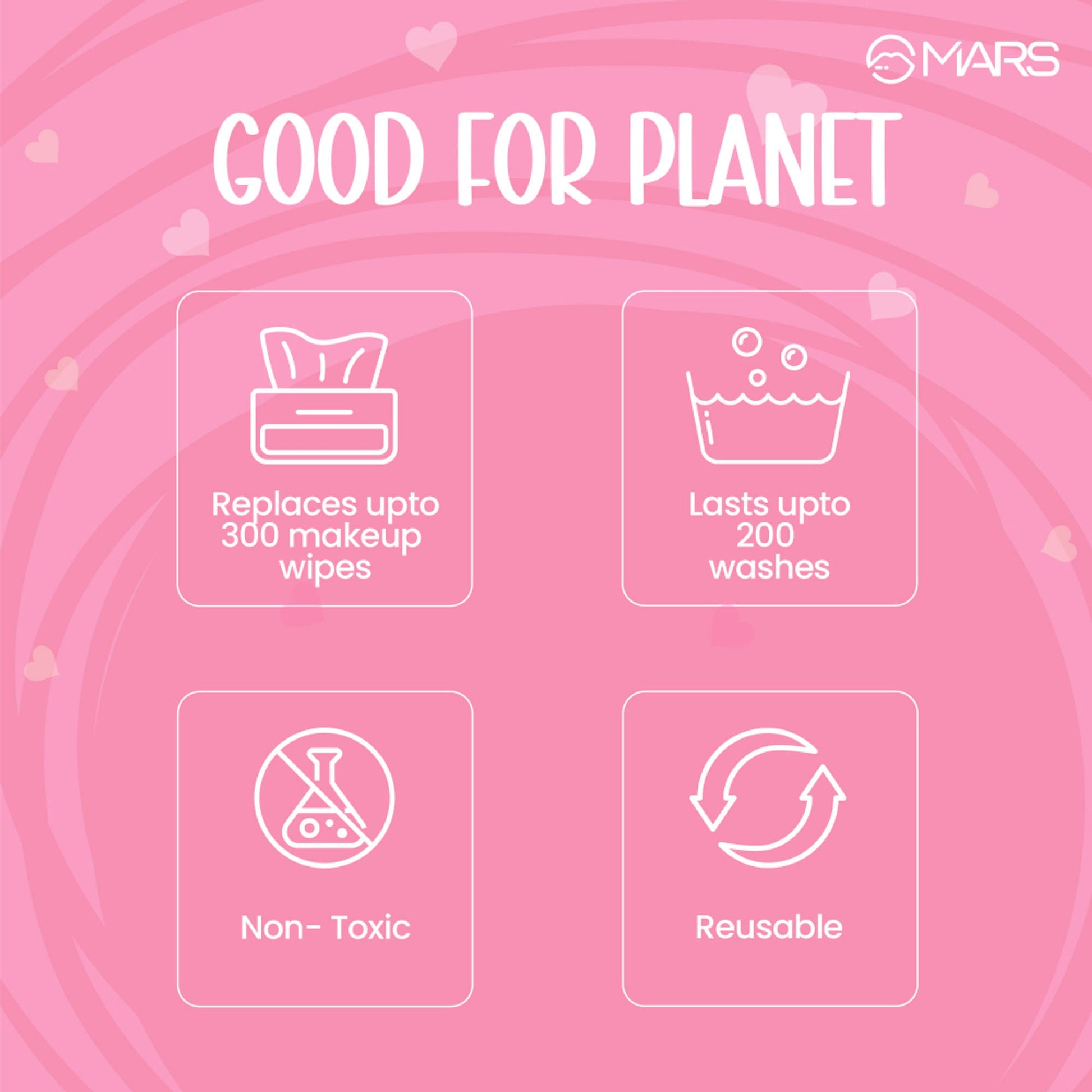 MARS Cosmetics Makeup Melting Microfiber Wipe 