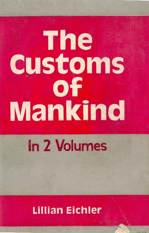 The Customs of Mankind Vol. 2nd - Gyan Books 