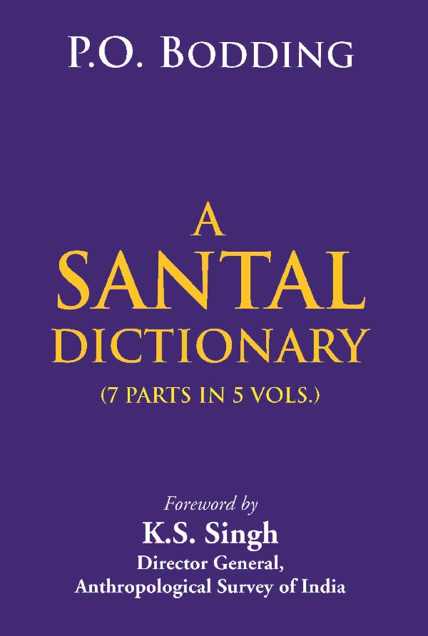 A Santal Dictionary Vol. 3rd - Gyan Books 