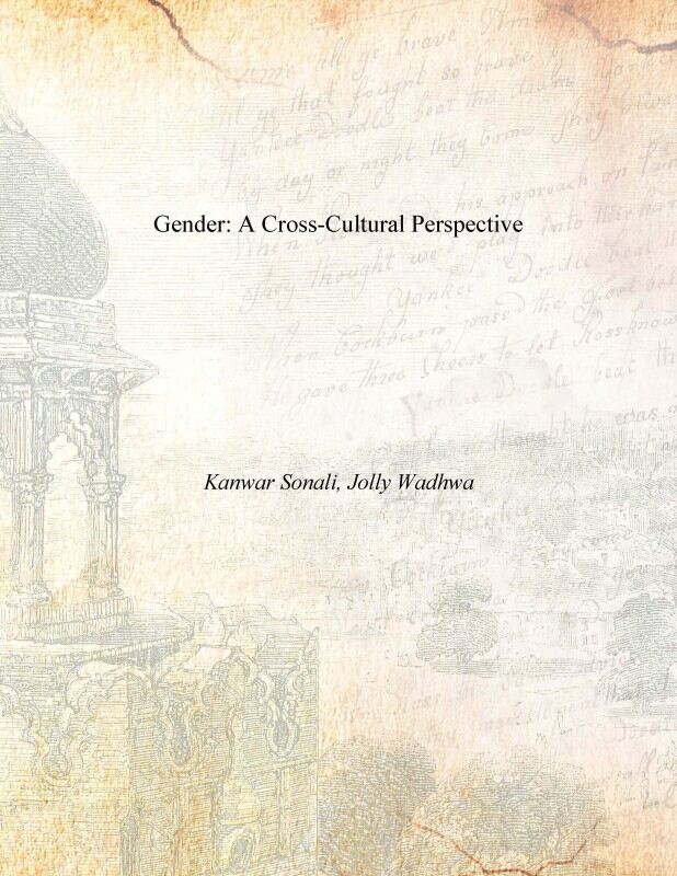 Gender: a Cross-Cultural Perspective - Gyan Books 