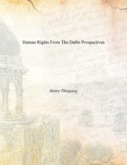 Human Rights From the Dalits Prospectives - Gyan Books 