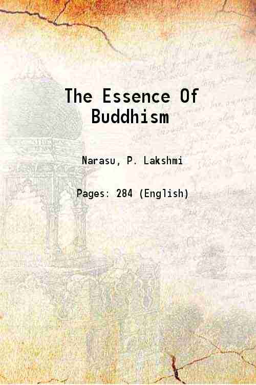 The Essence Of Buddhism - Gyan Books 