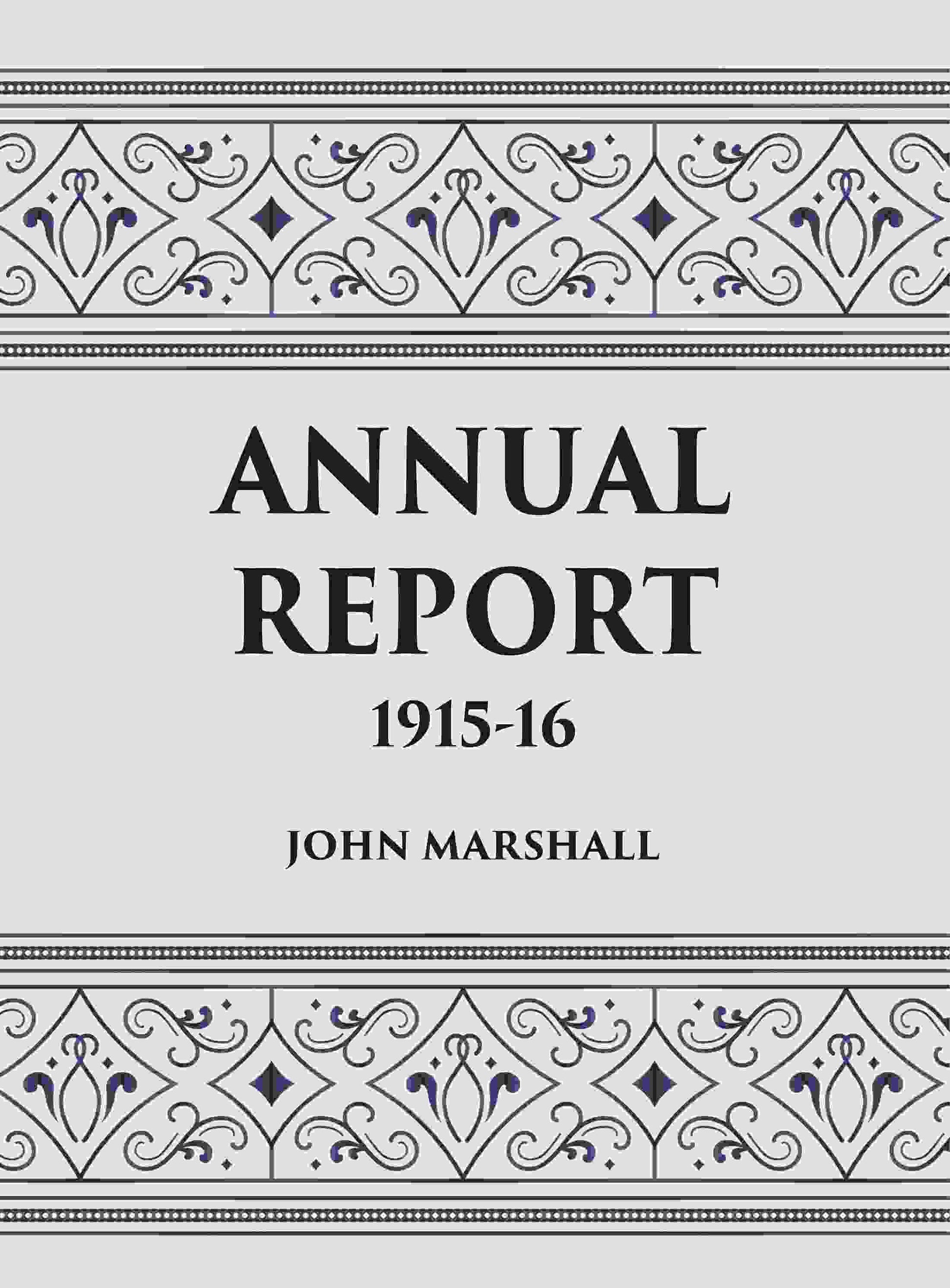 ANNUAL REPORT 1915-16 - Gyan Books 