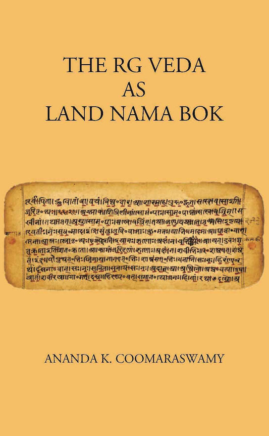 THE R. G VEDA AS LAND NAMA BOK - Gyan Books 