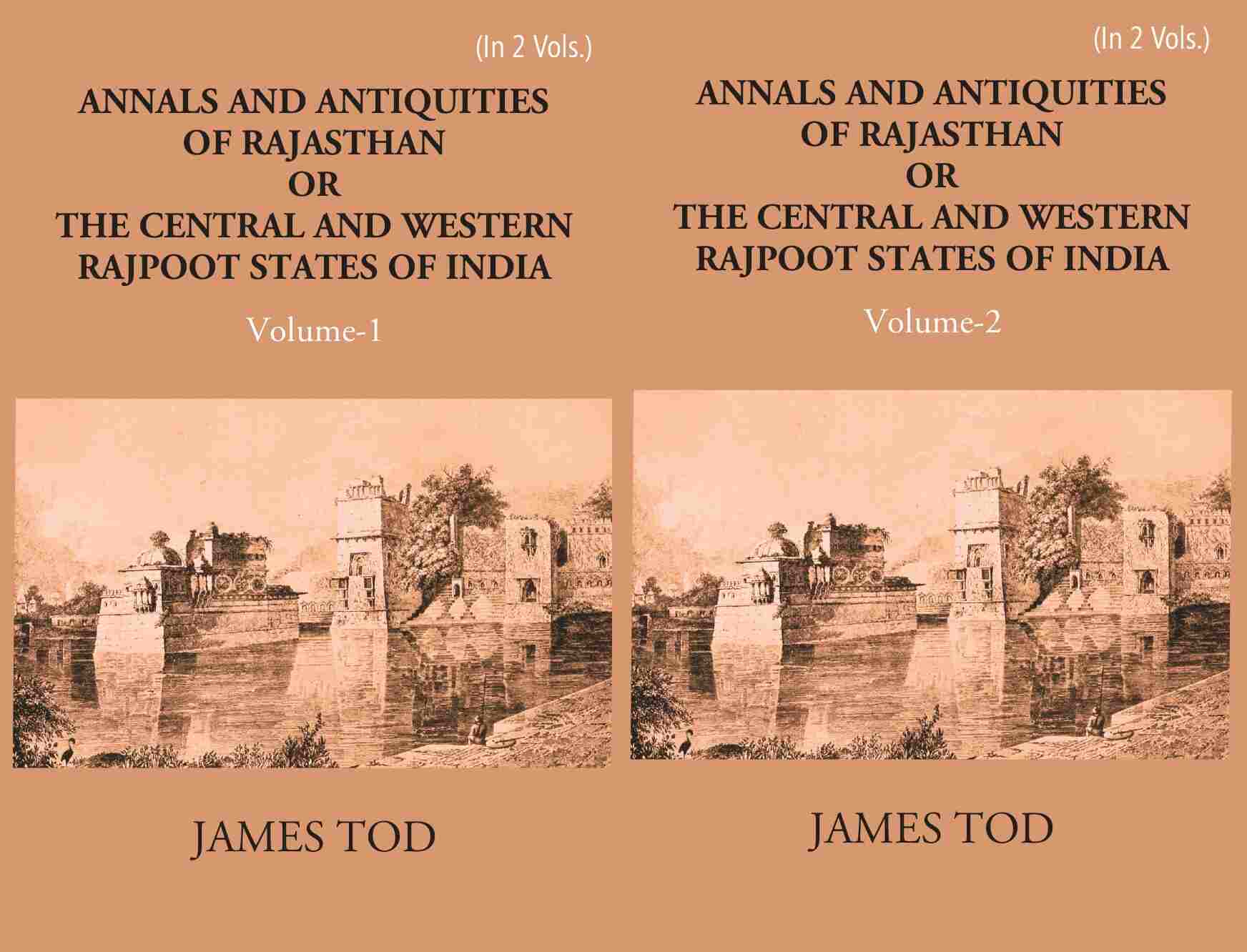 Annals And Antiquities Of Rajasthan Or The Central And Western Rajput States Of India 2 Vols. Set - Gyan Books 