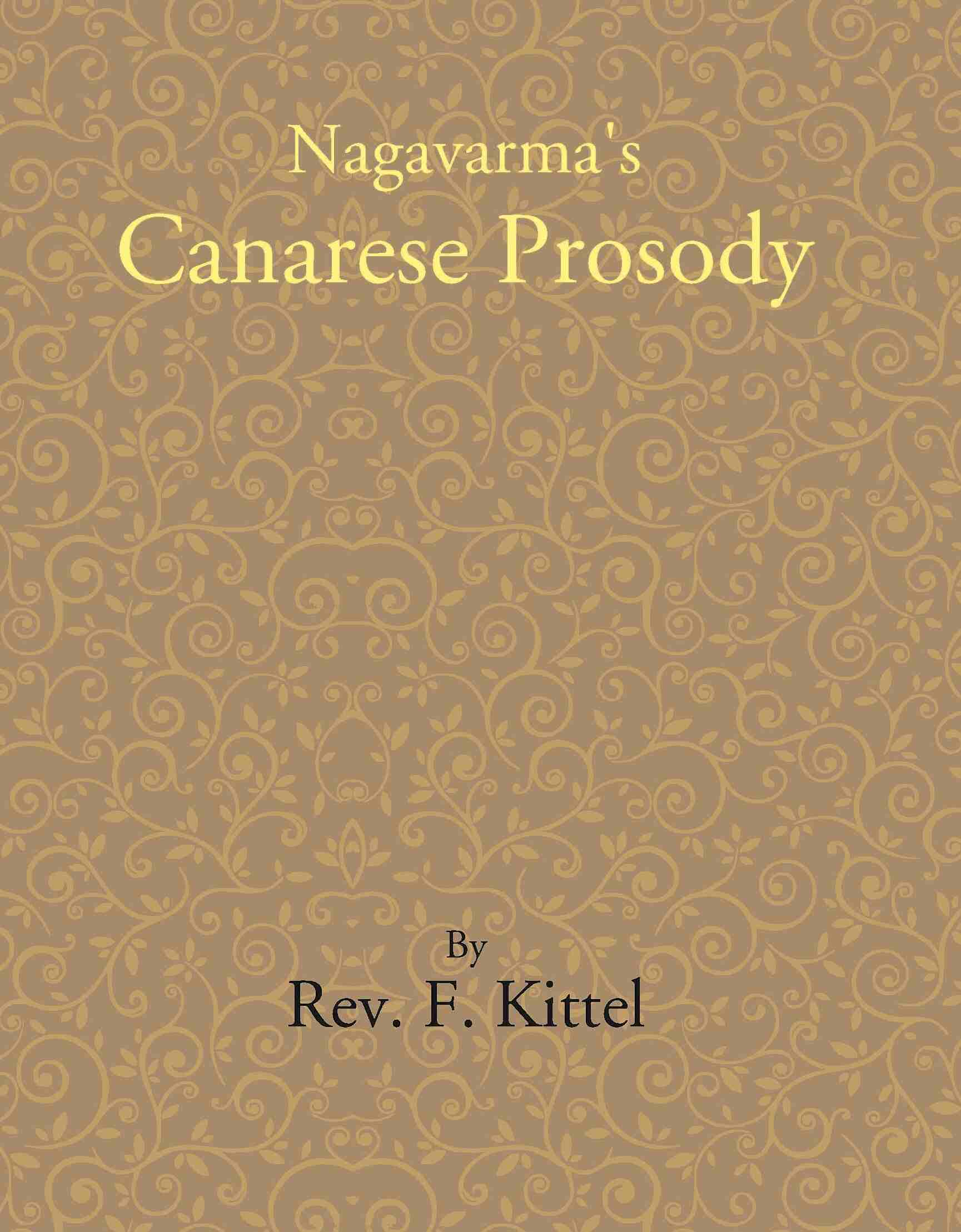 Nagavarma's Canarese Prosody - Gyan Books 