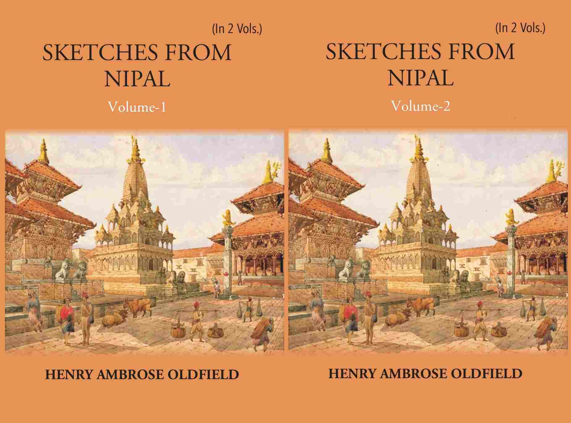 Sketches From Nipal: Historical And Descriptive 2 Vols. Set - Gyan Books 