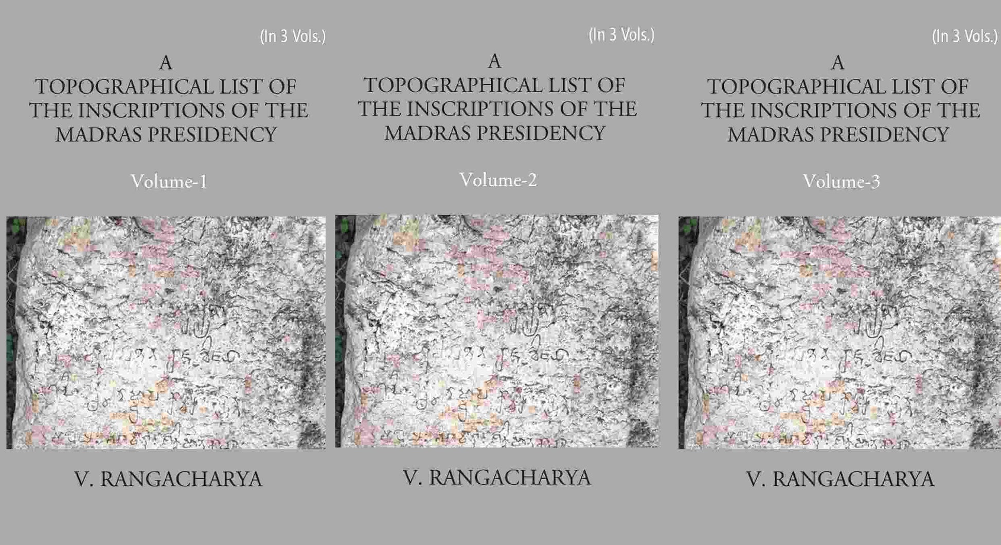 A Topographical List Of The Inscriptions Of The Madras Presidency 3 Vols. Set - Gyan Books 