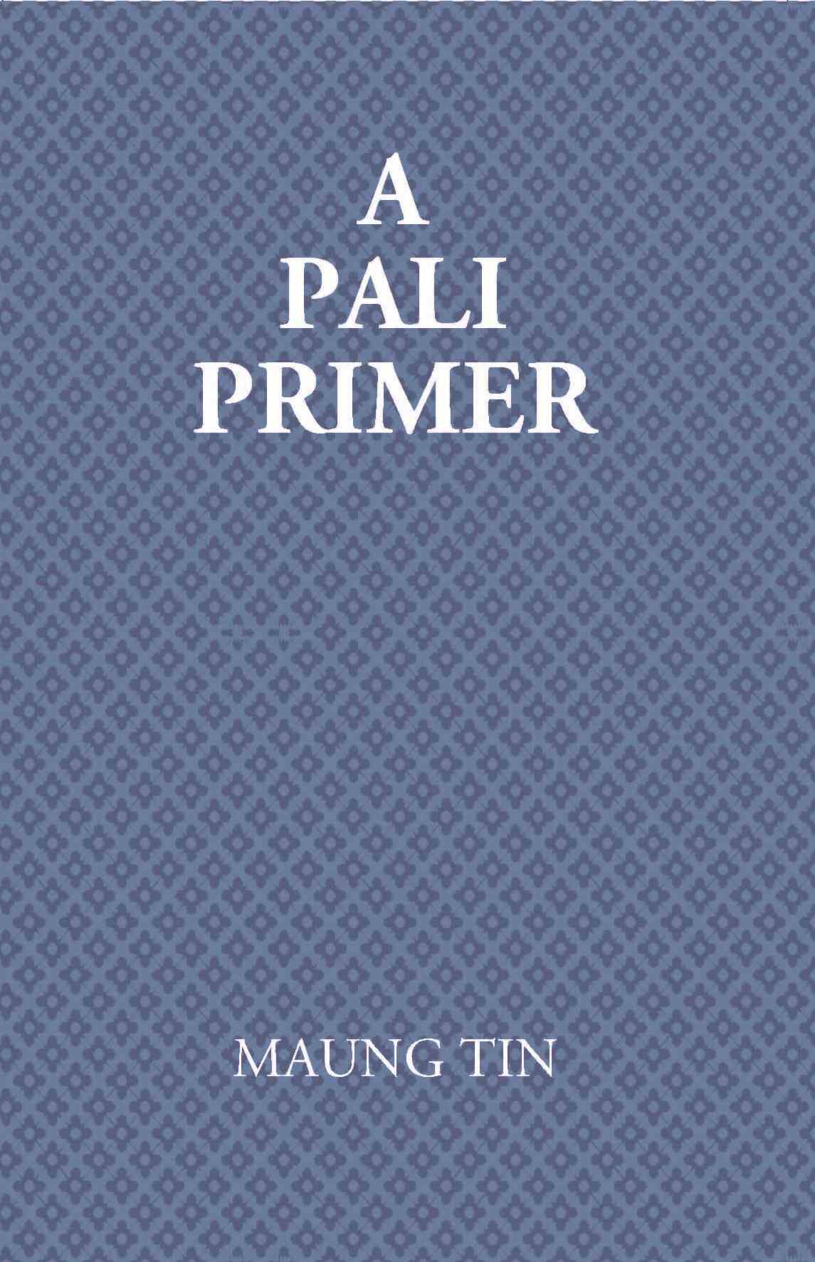 A Pali Primer - Gyan Books 