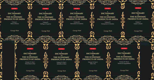 A Dictionary of the Economic Products of India 6 Vols. Set - Gyan Books 