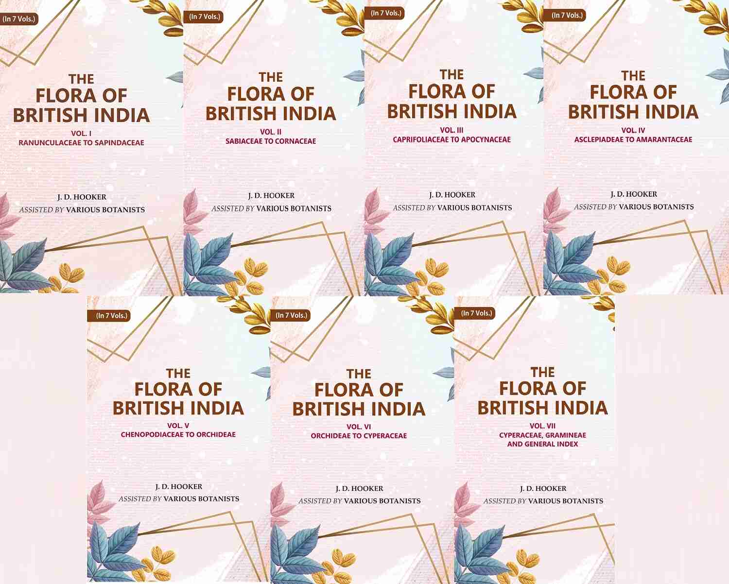 The Flora of British India 7 Vols. Set - Gyan Books 