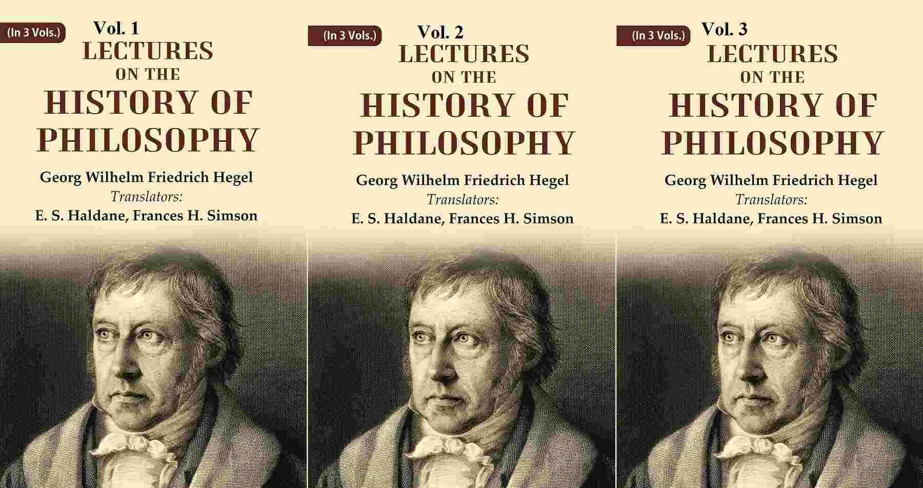 Lectures on the history of philosophy 3 Vols. Set - Gyan Books 