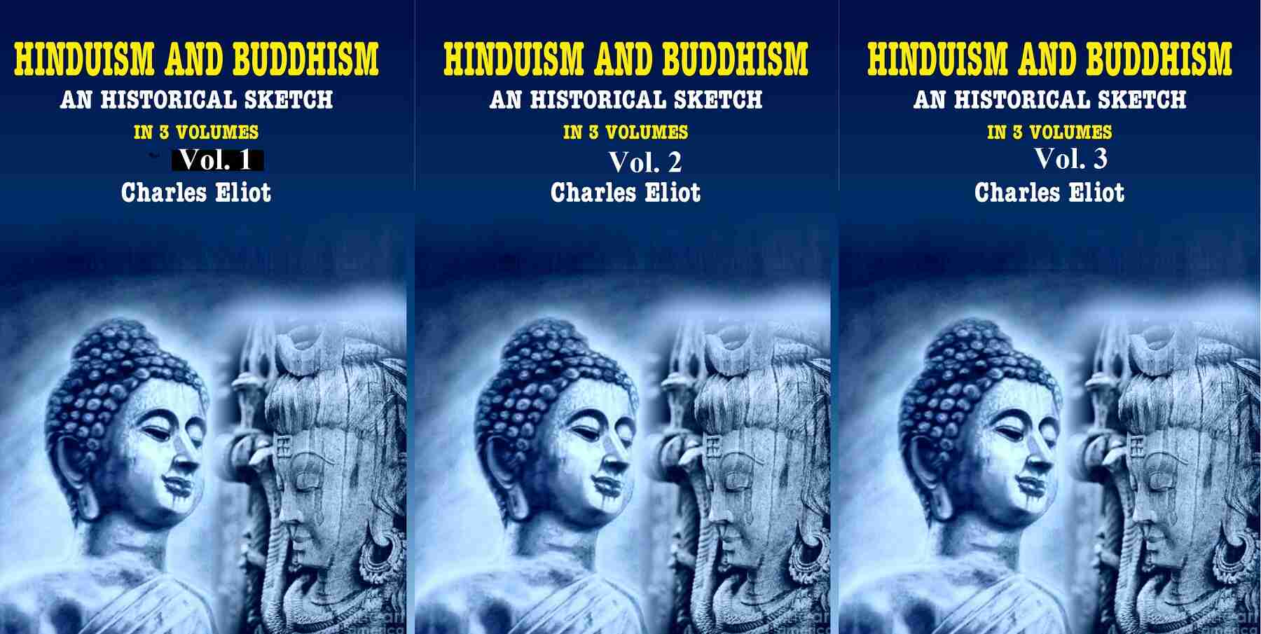 Hinduism and Buddhism An Historical Sketch 3 Vols. Set - Gyan Books 